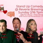 NEWTOWN CT SHOW: Reverie Brewing x Laughing Stock Comedy Club w/ Jeffrey Paul, Krissy Gregory, and Rich Carucci